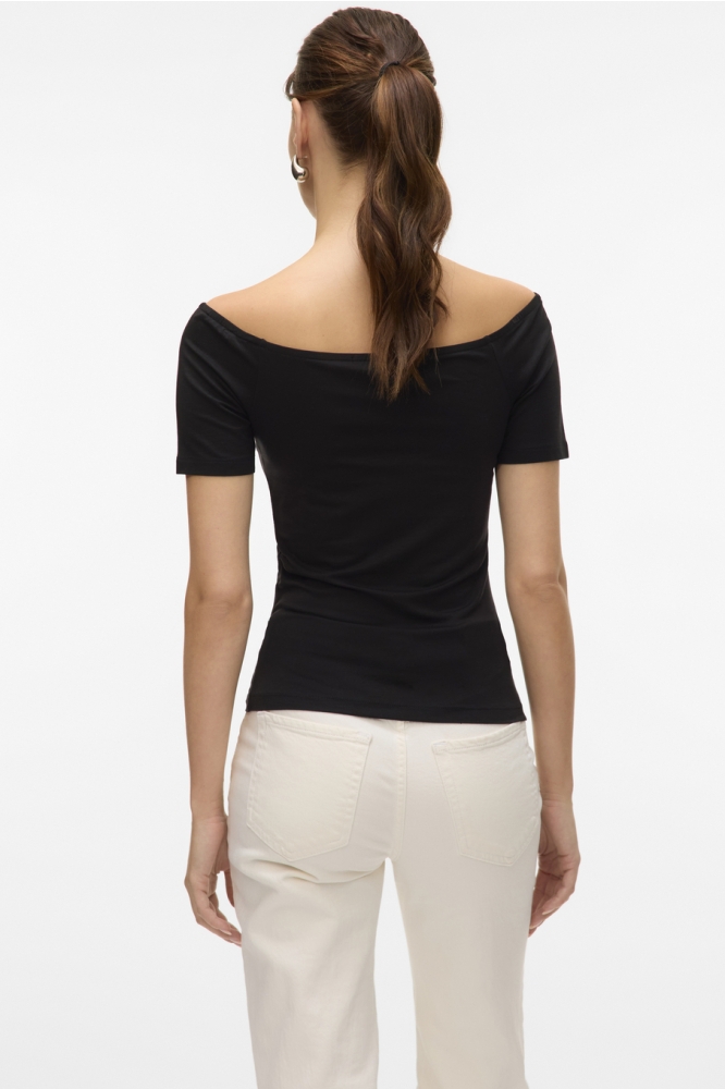 VMFIONA SS OFF SHOULDER TOP VMA 10323420 BLACK